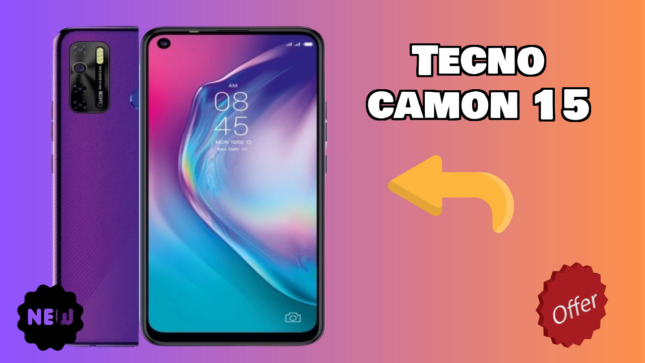 Tecno Camon 15 Display Size: 6.55 Inches (16.64 Cm) Screen Review