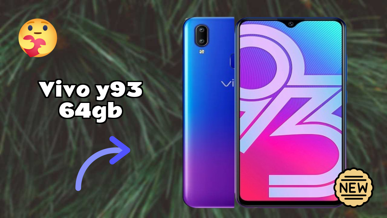 Vivo Y93 64GB at ₹14,990 - Best Deal Available Now